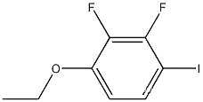 Molecular Structure of 144292-42-2 (1-Ethoxy-2,3-difluoro-4-iodobenzene)